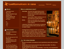 Tablet Screenshot of luottamuksenmessu.fi